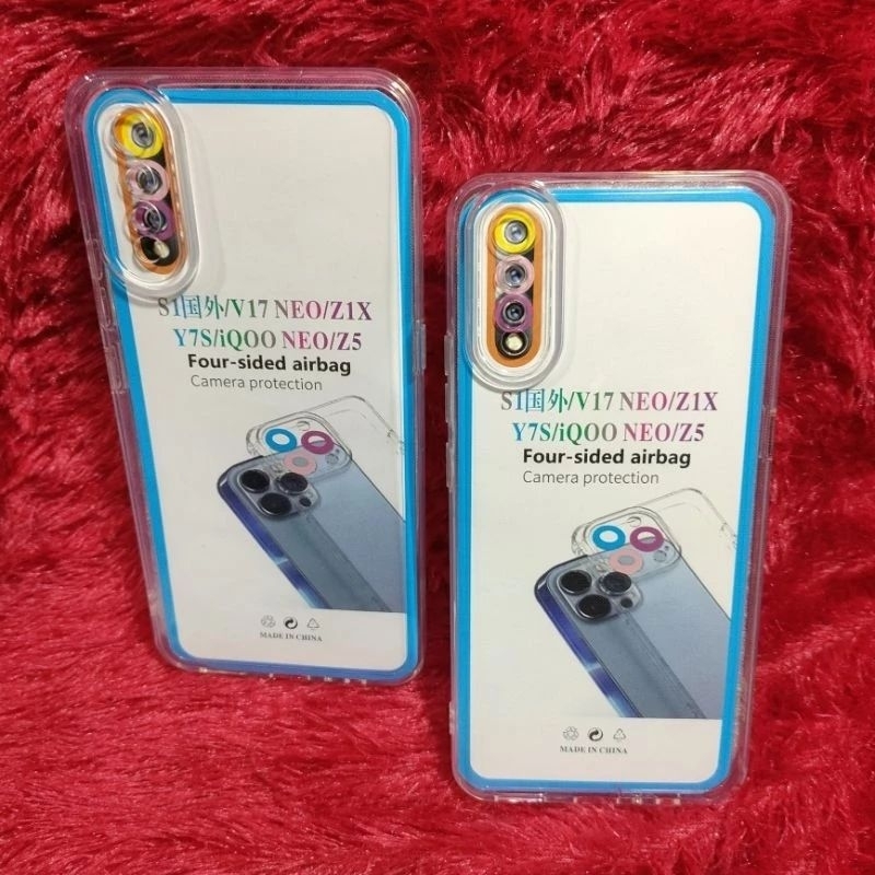 Soft case Transparan Type Hp Vivo S1 Case Bening Pelindung Camera