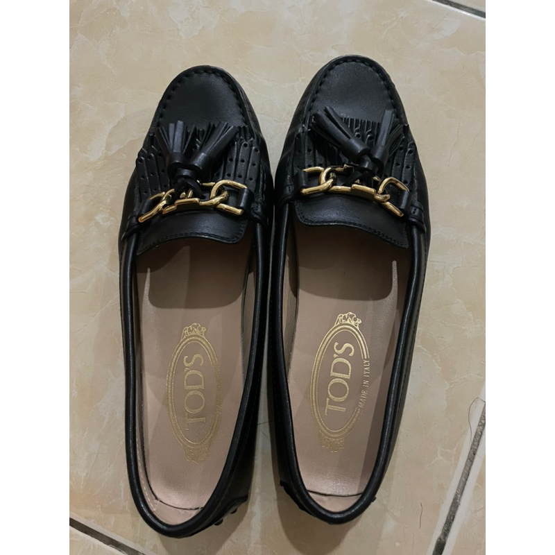 tods flat shoes