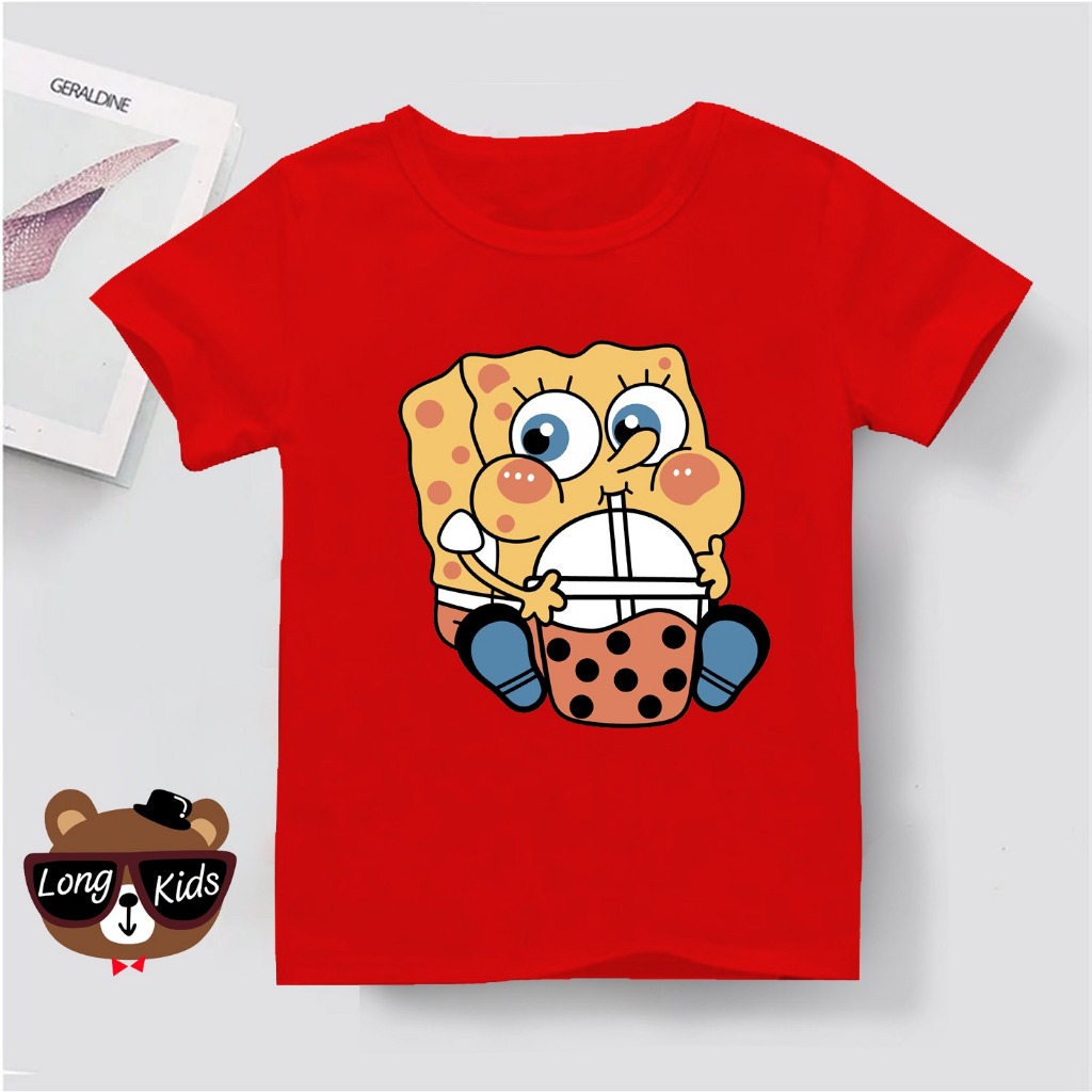 Baju spongebob/ pakaian baju anak-anak/ UNISEX
