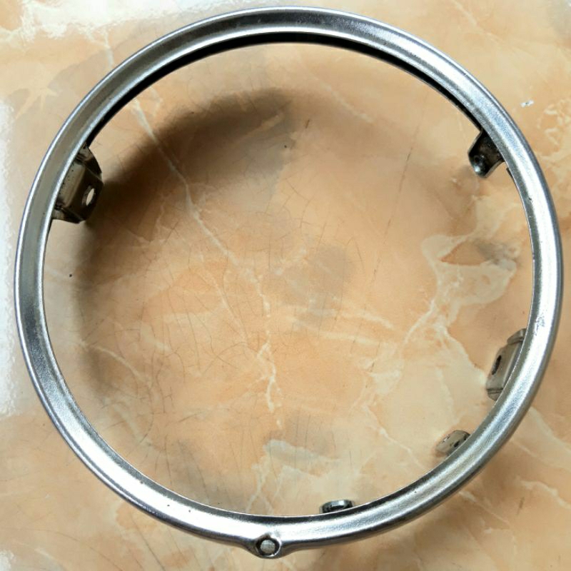 Kawasaki Binter Merzy KZ200 KZ 200 Ring Rim Headlamp Head Lamp Lampu Depan Platina Original Bekas