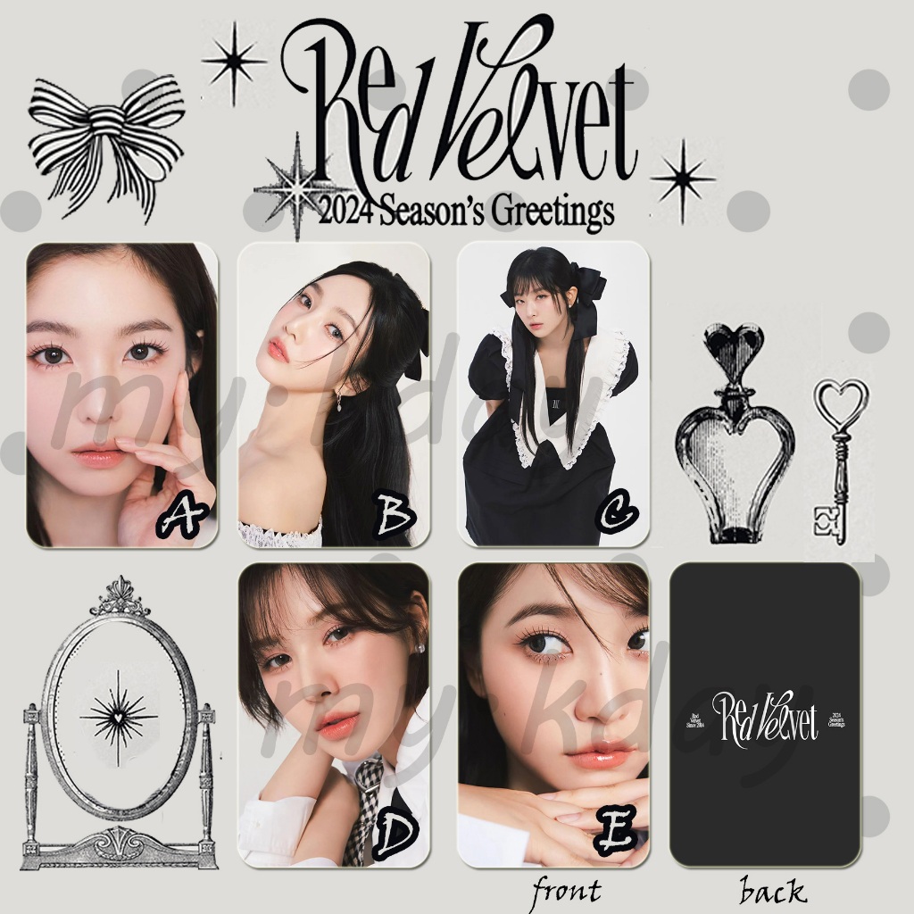 PC-1437, Unofficial Photocard Red Velvet 2024 Season's Greetings 2 sisi