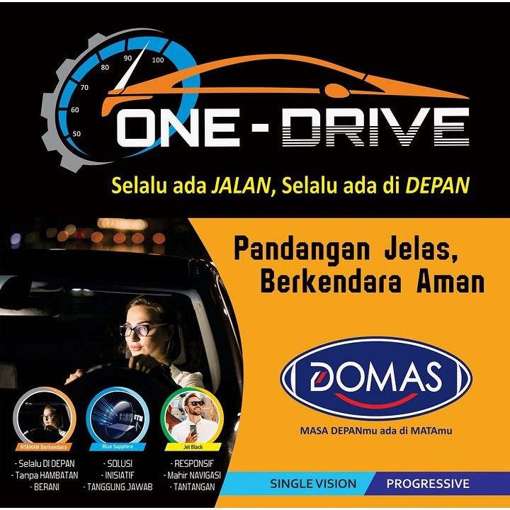 LENSA KACAMATA SV BLUCROMIC ONE DRIVE PHOTOCROMIC BLURAY DOMAS