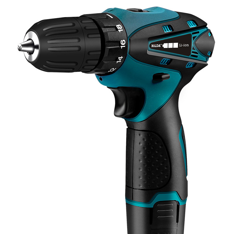 QWDN8486 Terbaru Perkakas Listrik Bor 12V Mesin Bor Baterai Cordless Bor Listrik Electric Drill Cord