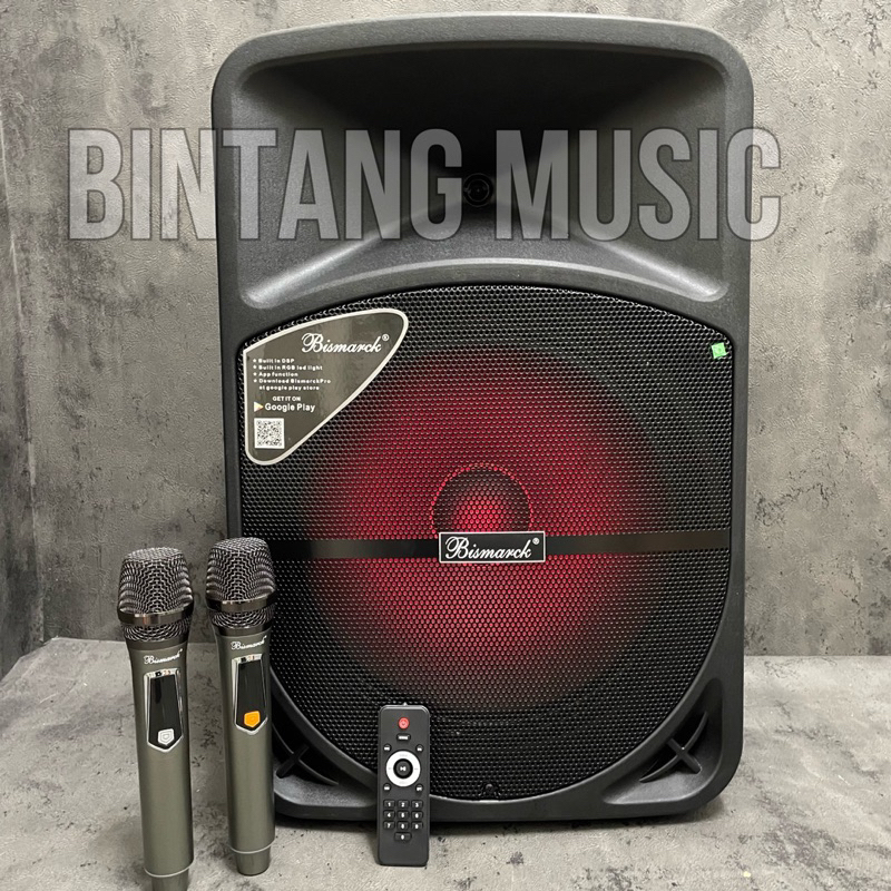 Speaker portable 15 inch bismarck bsx12 s15 original