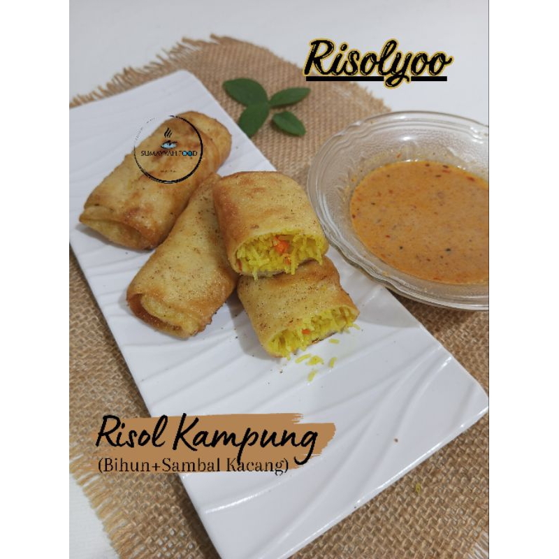 

Risol Kampung Isi Bihun Wortel Risolyoo by Sumayyah food isi 10pcs bonus Sambal Kacang Bekasi