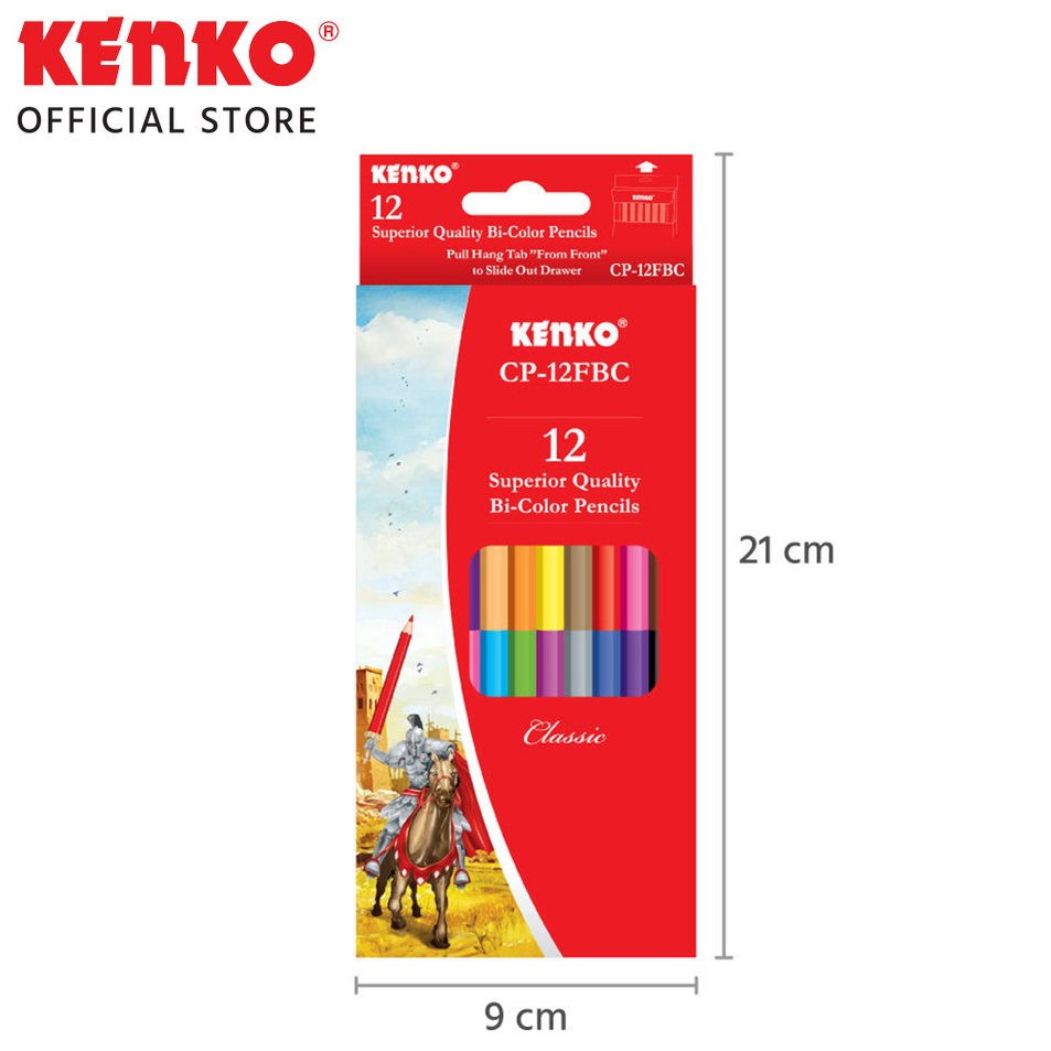 

➽✤★ SOS Pensil Warna KENKO 12-24 Warna CP-12FBC /Pensil Mewarnai/Coloring Pencil