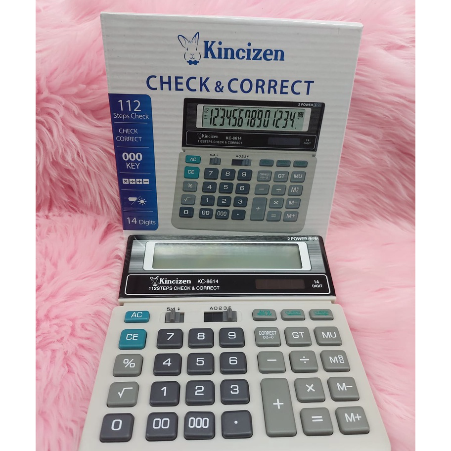 

GCWF4117 Terbaru 3.3 Kalkulator Dagang 14 Digit Citizen CT-8614