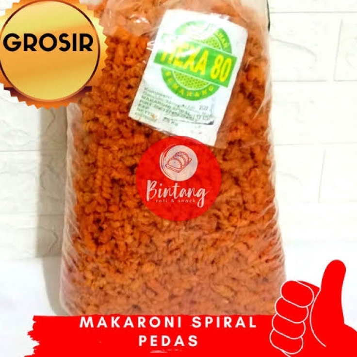 

Kirim Langsung MAKARONI SPIRAL 500gr (PEDAS / ASIN / DAUN JERUK / KERANG / THAILAND / BALADO / CIKRUH / MIX ) RIVIN SNACK