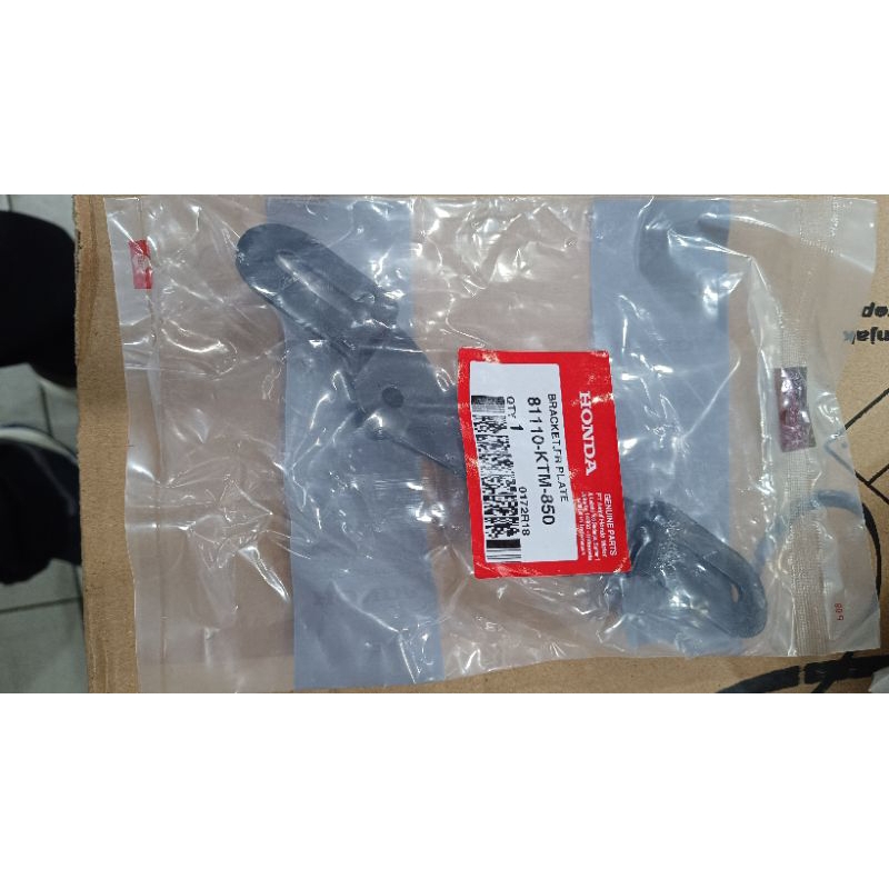81110-KTM-850 Dudukan Plat Nomor Breket FR Number Plate Original