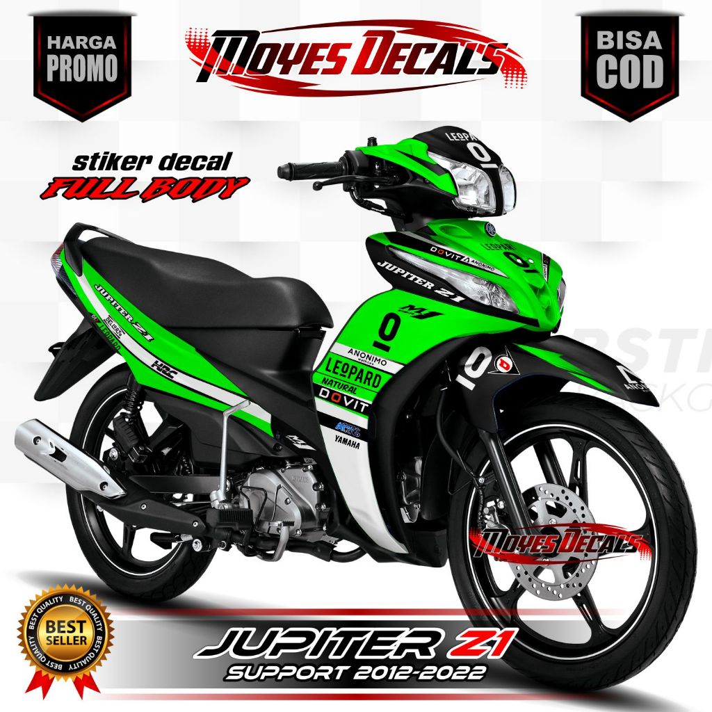 Decal Jupiter Z1 Robot Full Body Stiker Jupiter Z1 Robot FullBody Motip Leopard