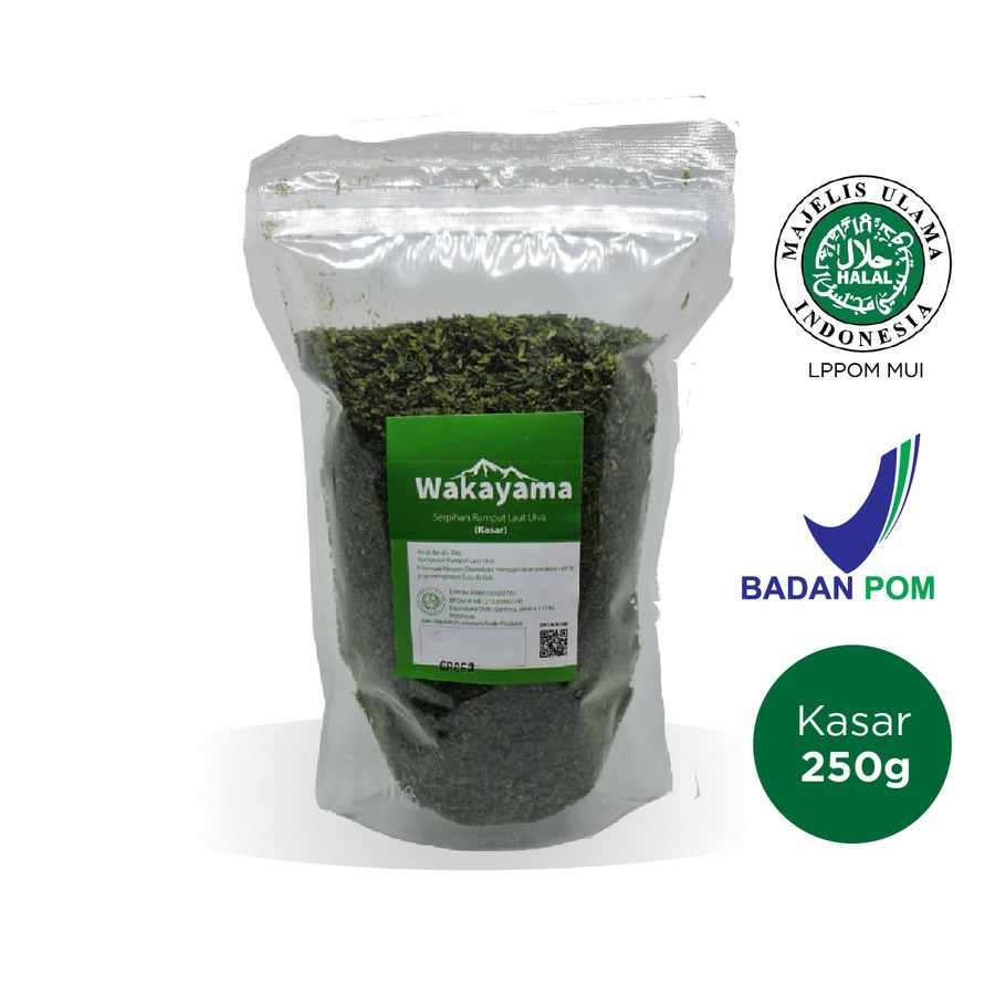 

Aonori Rumput Laut KASAR - Seaweed 250g - Kasar