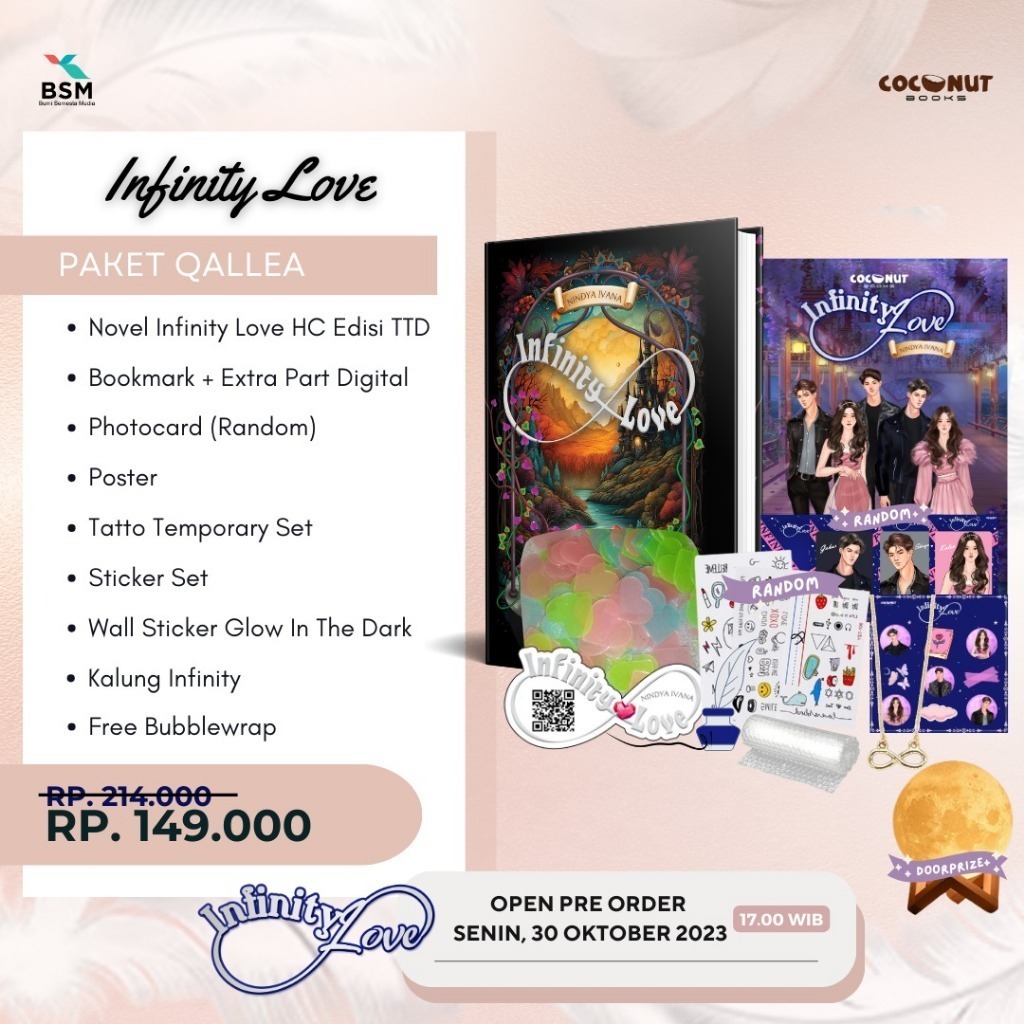 Novel Infinity Love - Nindya Ivana - Coconut Books
