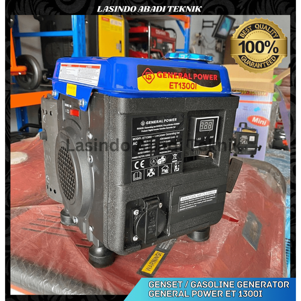 GENSET GENERAL ET1300I GENERATOR GENERAL POWER ET 1300I
