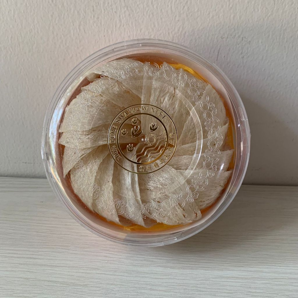 

Sarang Burung Walet Bersih 100% Asli Mangkok Oval Export Kualitas Bird Nest