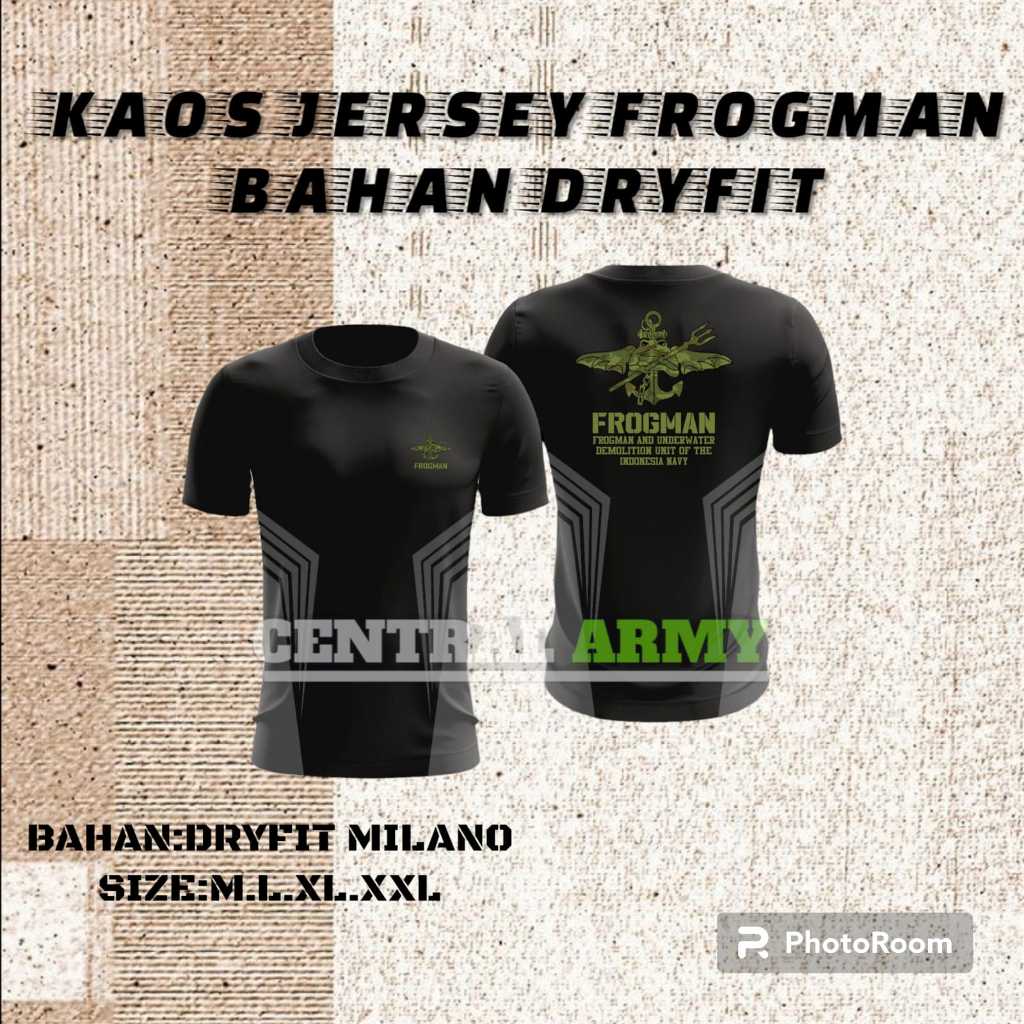 Kaos Jersey FROGMAN Terbaru || Kaos FROGMAN Bisa COD