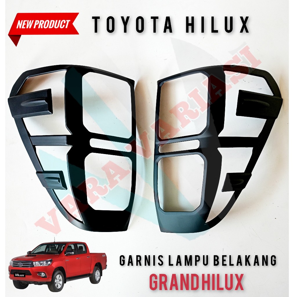 Garnish Belakang Grand Hilux 2016 - 2020 Hitam