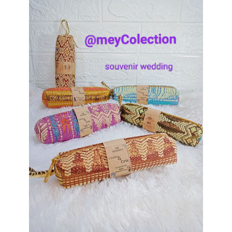 Souvenir wedding/souvernir Dompet songket/Souvernir Dompet Unik/Souvernir Dompet bulat
