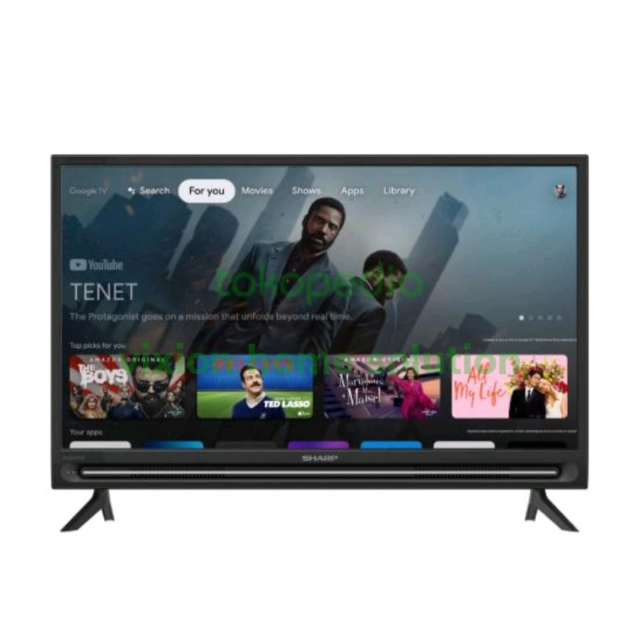 SHARP GOOGLE TV 32 INCH ANDROID 11 DIGITAL TV 2T-C32EG1i