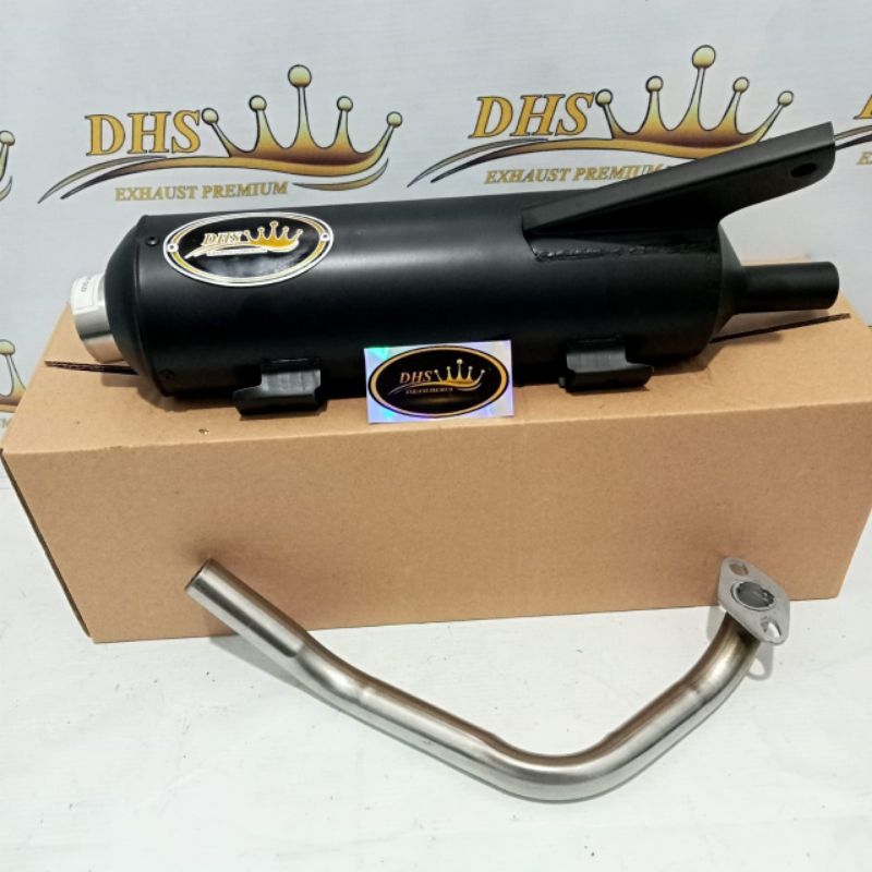 knalpot copy cms BEAT KARBU original DHS EXHAUST