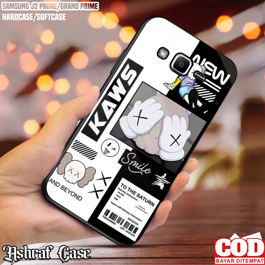 Case Samsung J2 Prime  - Casing Samsung J2 Prime ( AES ) Softcase Glass Kaca - Kondom hp - Kesing Hp
