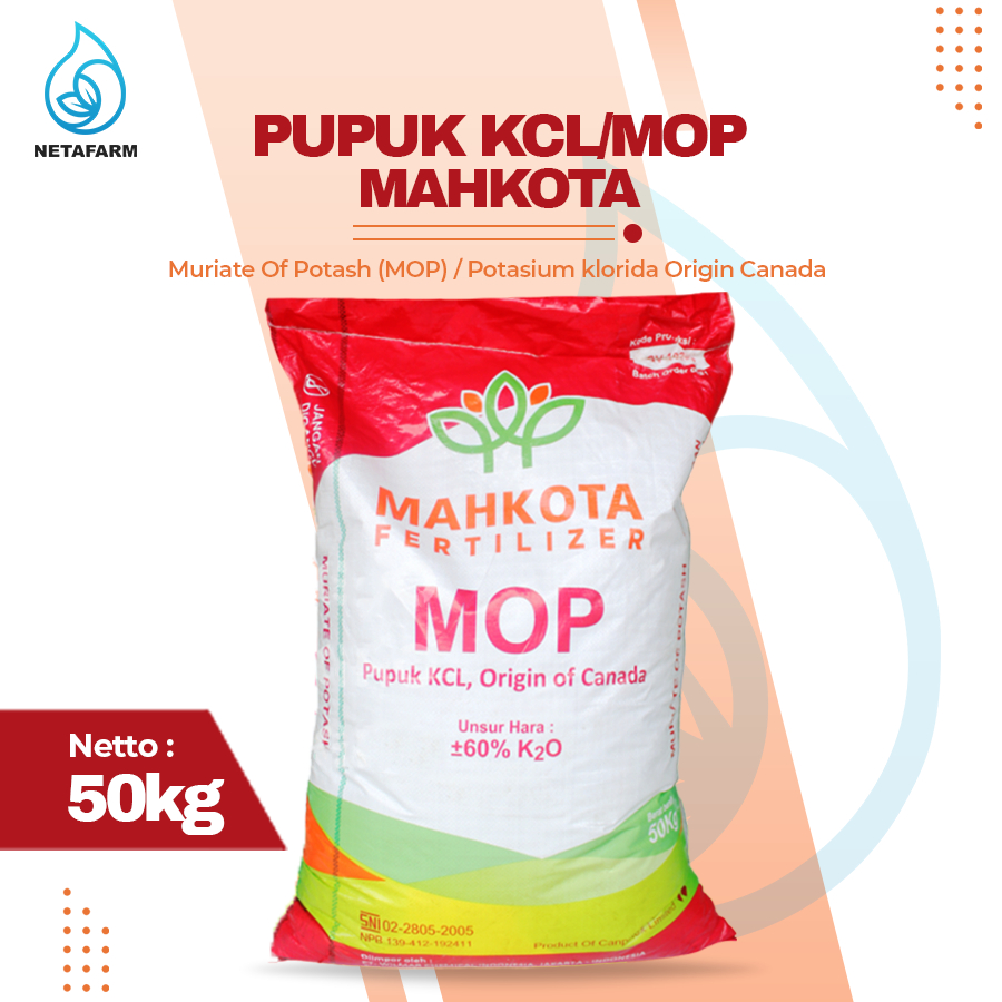 Pupuk KCL MOP Mahkota - 50kg