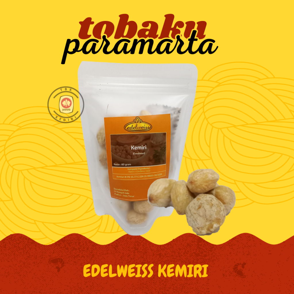 

KEMIRI EDELWEISS 80 GRAM / KEMIRI