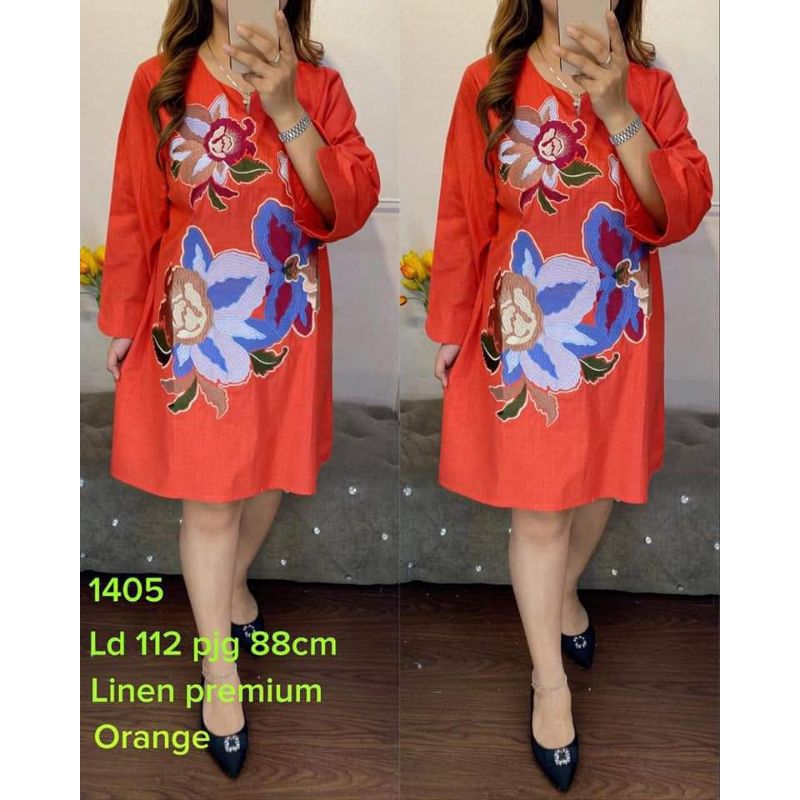 Dress Katun Poplin import Premium