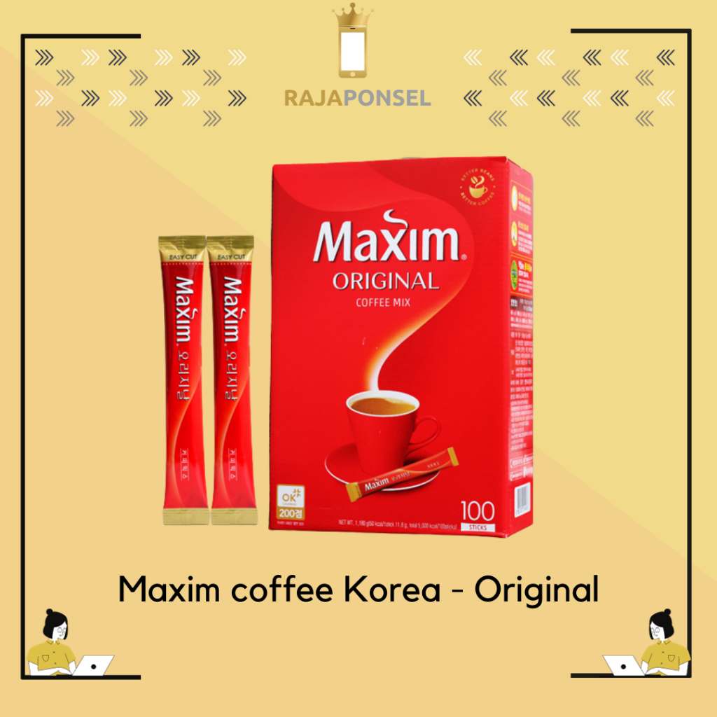 

MAXIM coffee korea Rasa Original (( Harga yang tertera adalah harga per sachet ))