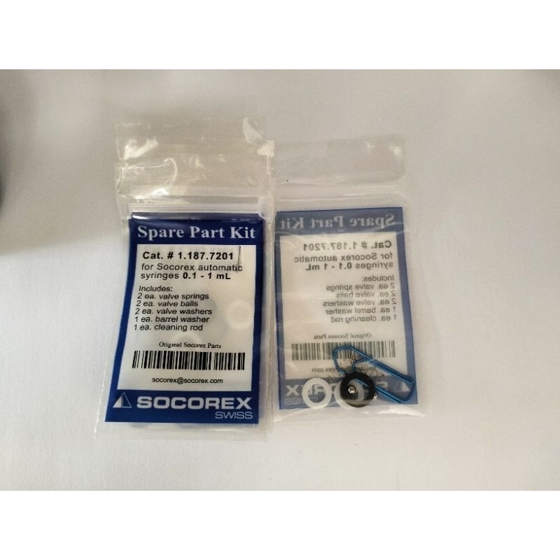 spare part kit socorex swiss ori medion 0,5ml - 1ml
