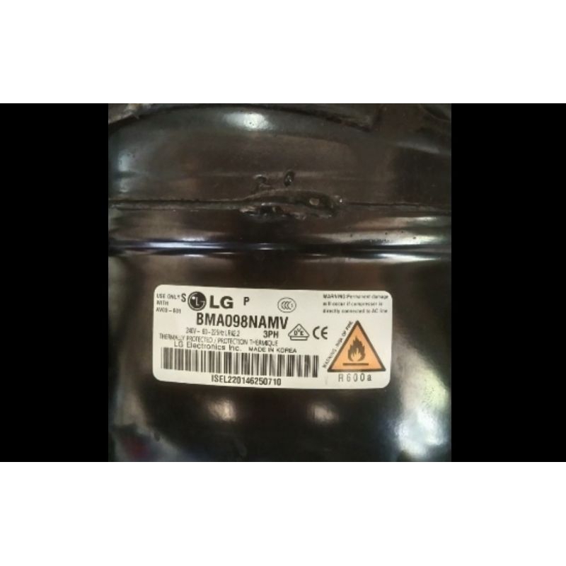 kompresor kulkas LG 2 pintu BMA098NAMV