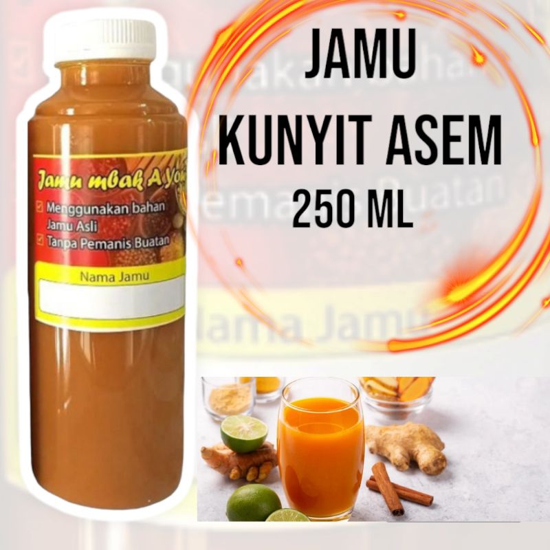 

Jamu Kunyit Asem 250 ML