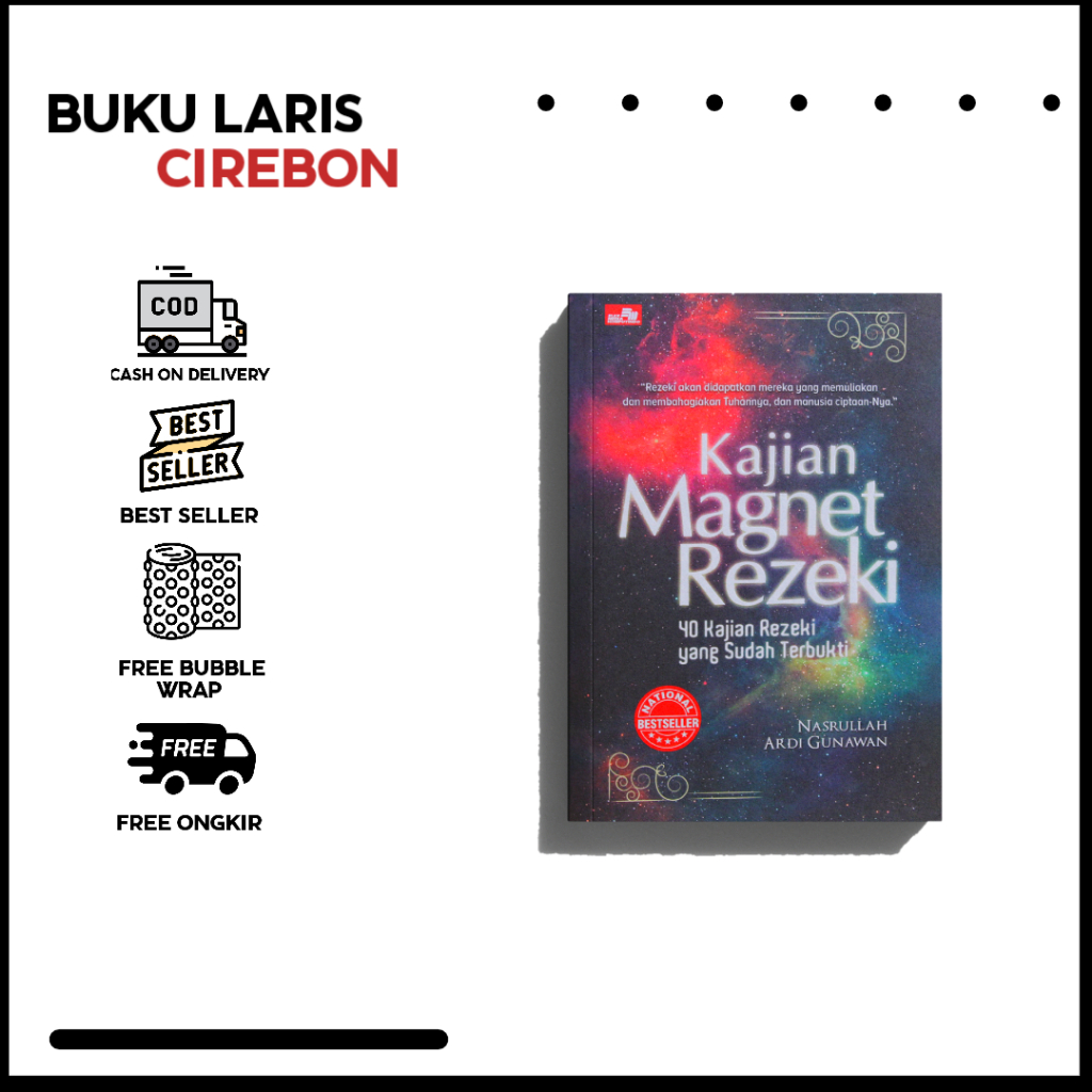 Kajian Magnet Rezeki Nasrullah Original Best Seller I Buku Bacaan Islami Rezeki Lunas Hutang