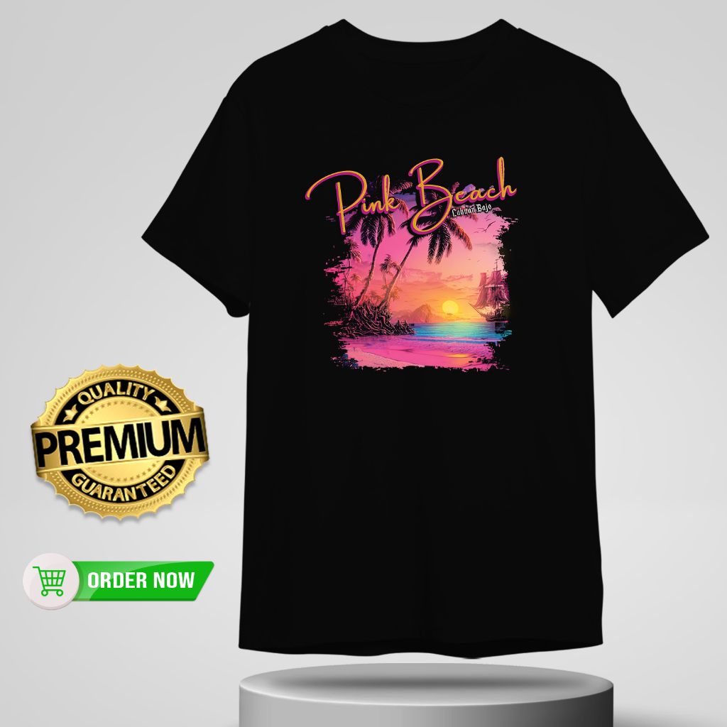 Kaos Pink Beach Labuan Bajo