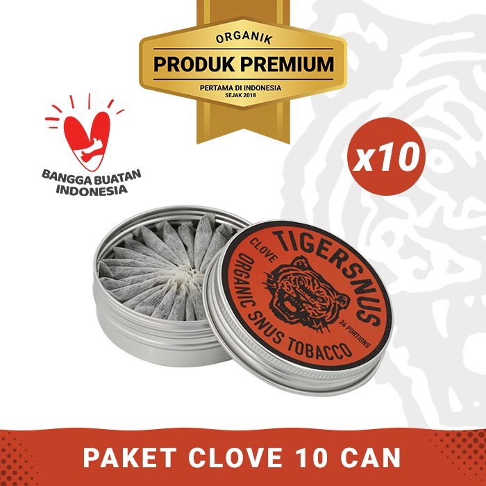 

Tiger Snus Clove - Grosir 10 Kaleng