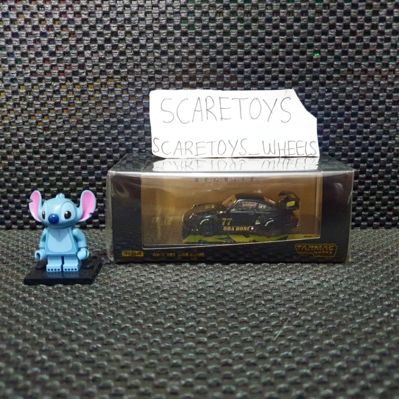 Tarmac Works Porsche RWB 993 Oba Bone Hitam Tarmac RWB