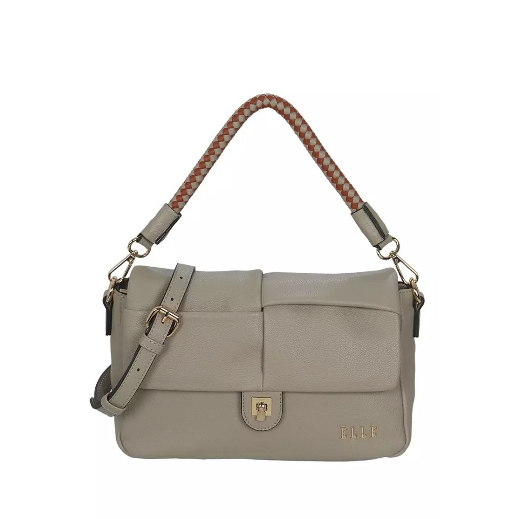 Tas Elle Handbag 41477 Beige Tas Wanita Tas Selempang Wanita Impor Original