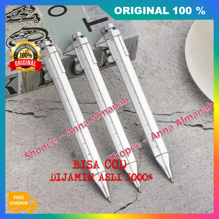 

BELI 1 GRATIS 1 Pulpen Sigmat Multifungsi Pen Penggaris Jangka Sorong Hitam