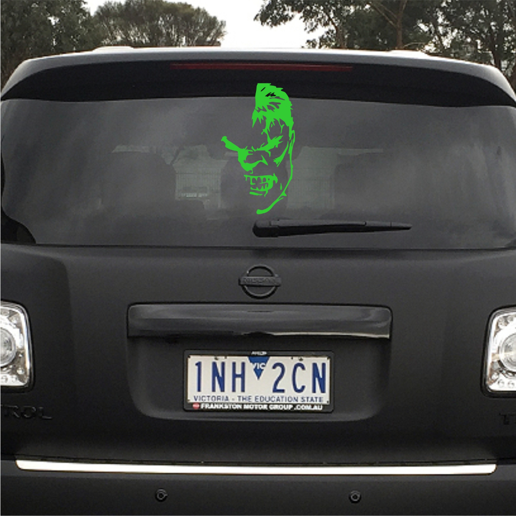 CUTTING STICKER MOBIL HULK STIKER MOBIL KEREN STIKER KACA MOBIL / BODY KEREN