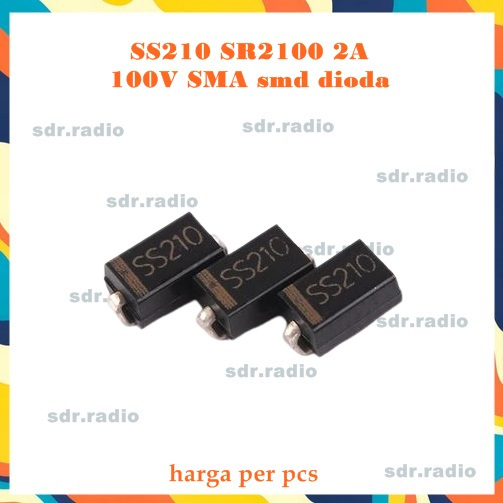 SS210 SR2100 2A 100V SMA smd dioda