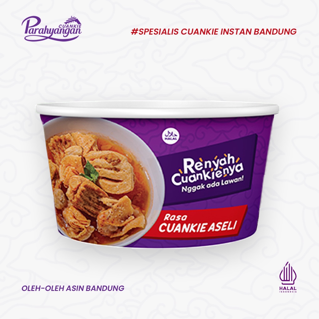 

CUANKIE PARAHYANGAN INSTAN RASA CUANKIE ASELI - OLEH OLEH BANDUNG