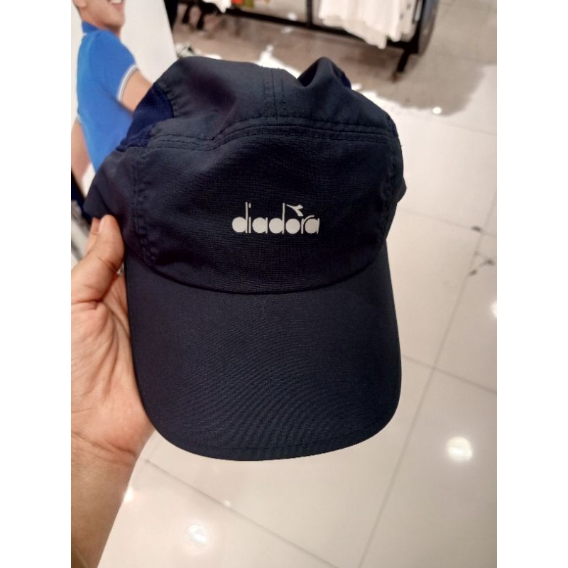 TOPI DIADORA RUNNING ORIGINAL NAVY  BEST SELLER