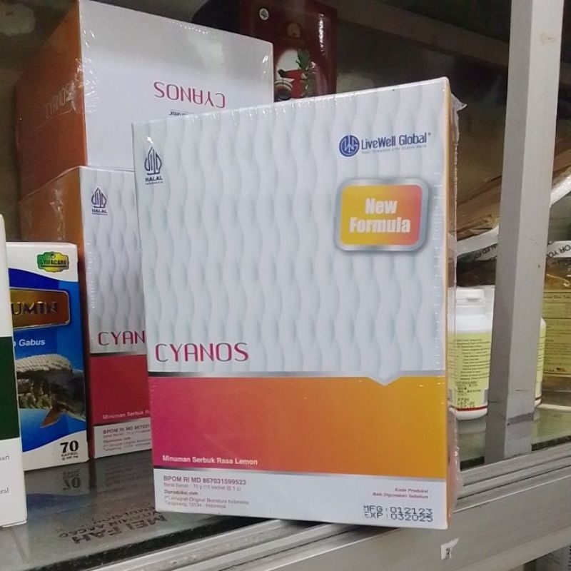 

minuman serbuk rasa lemon CYANOS Isi 15sacet