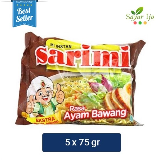 

Sarimi Ayam Bawang 75 Gram x 5 Bungkus Mi Kuah Instant Noodle