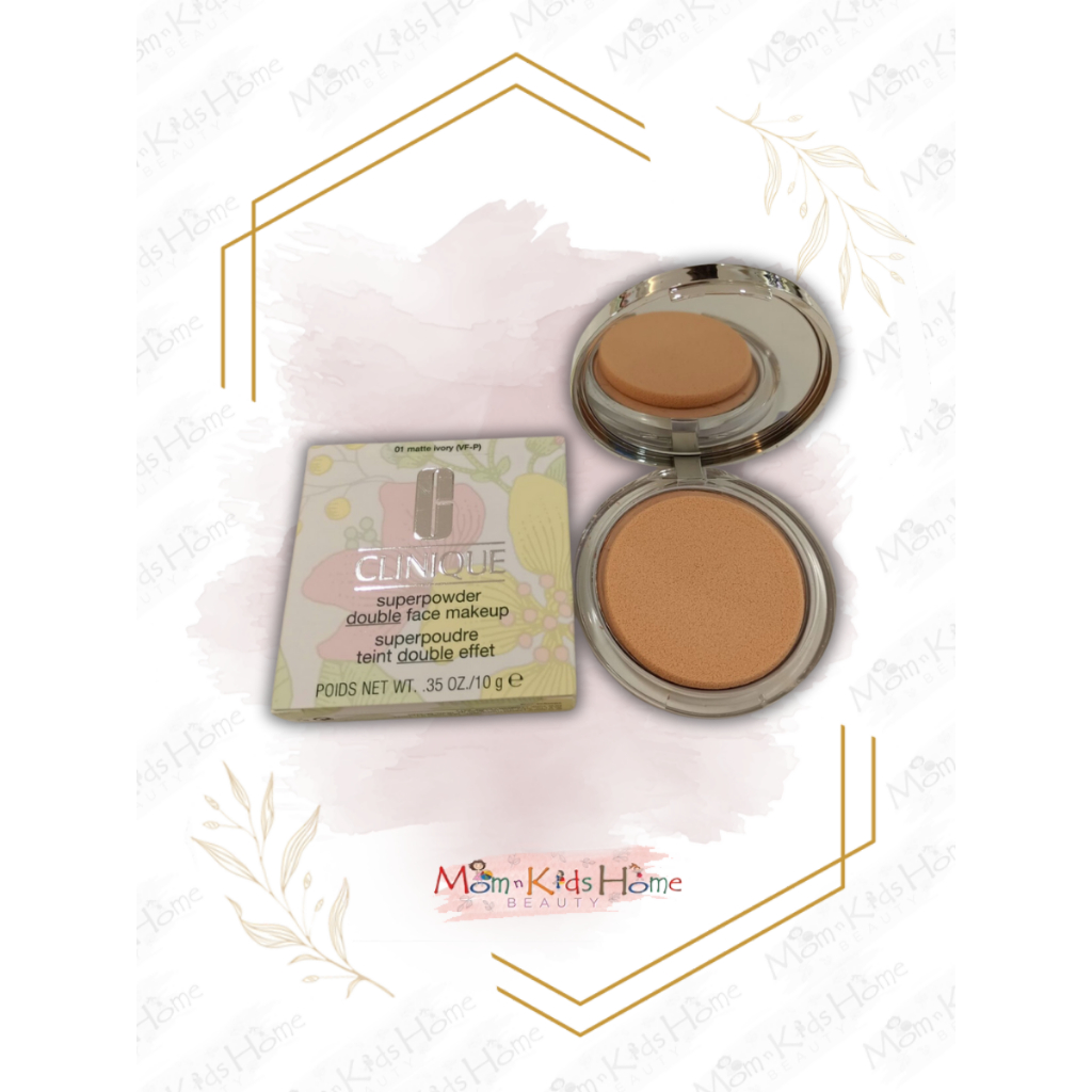 SET Superpowder Double Face Makeup Clinique 10gr / Bedak Padat Dengan Foundation