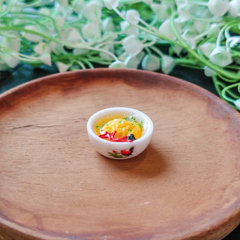 MINIATUR 1:12 MIE AYAM (2.3 x 2.3 x 1 cm) MANGKOK AYAM SHF MAINAN