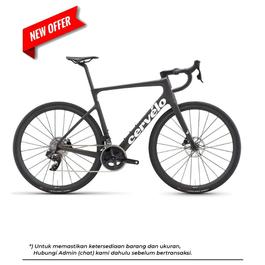 Sepeda Road Bike Cervelo Caledonia 5 Rival Etap Axs Five Black
