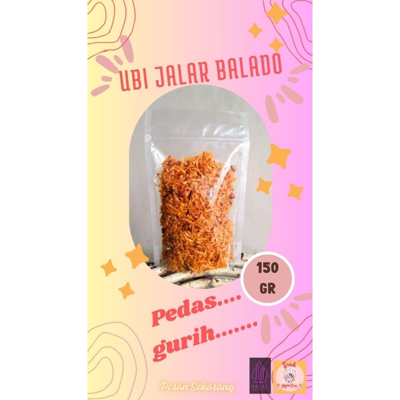 

Serundeng Ubi Jalar Balado 150gr