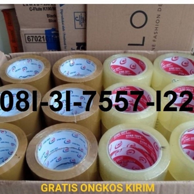 

Lakban Bening/Coklat 1 Dus Isi 72 Murah Tebal