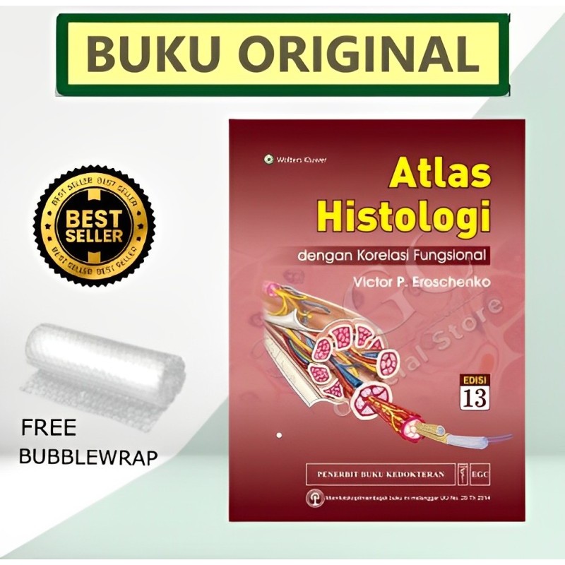 ORIGINAL ATLAS HISTOLOGI EDISI 13 - VICTOR P EROSCHENKO / DIFIORE