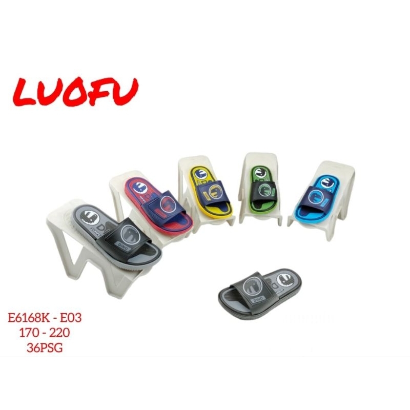 LUOFU 6168 K E03 SANDAL SELOP ANAK COWOK/ SENDAL KOKOP ANAK LAKI LAKI